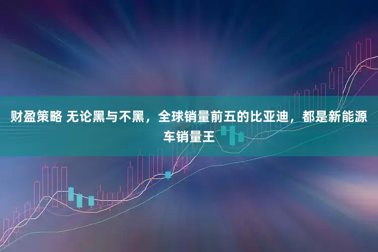 财盈策略 无论黑与不黑，全球销量前五的比亚迪，都是新能源车销量王